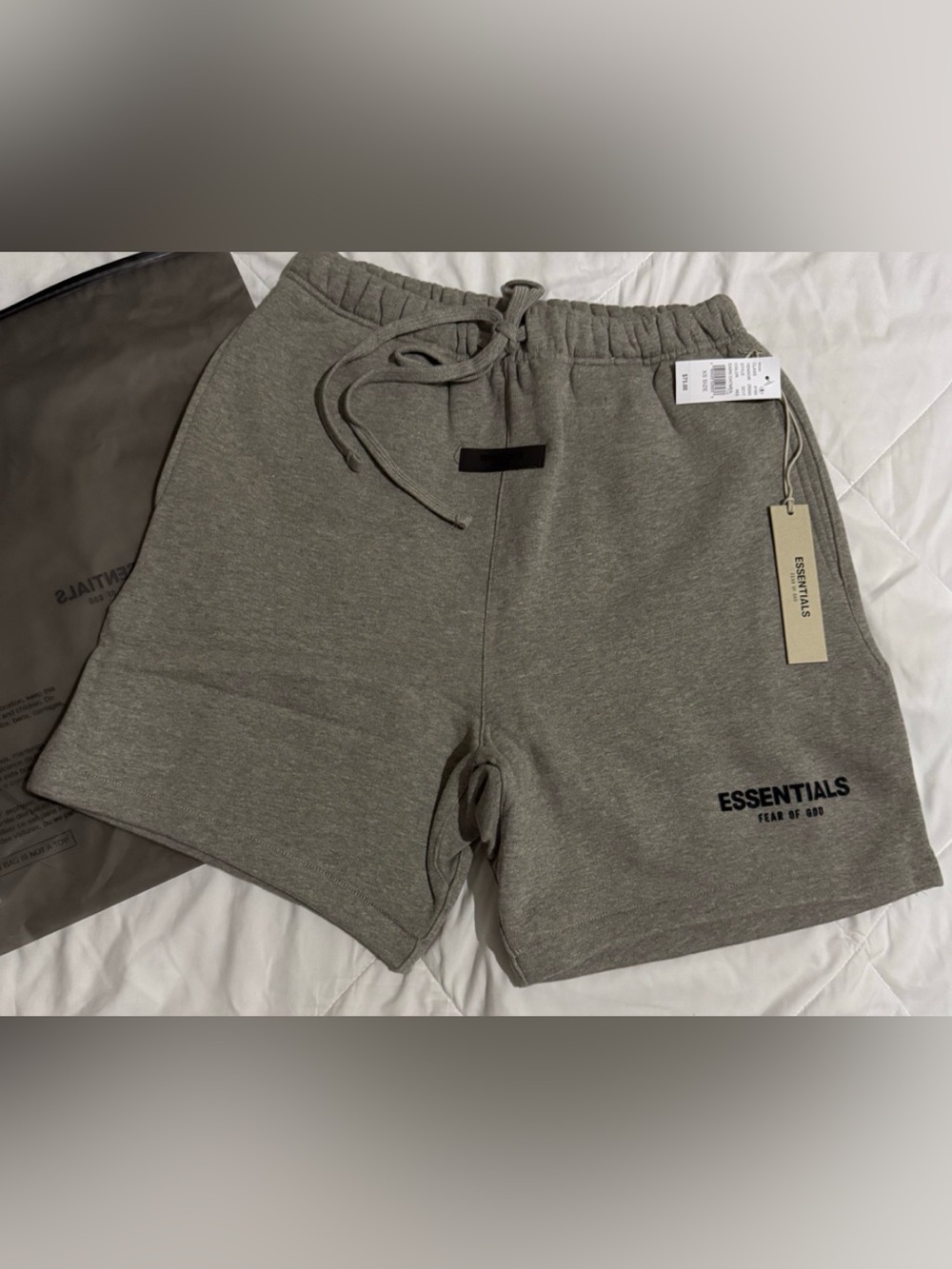 Fear of God ESSENTIALS Men's Olive/Gray Athletic Sweat Shorts